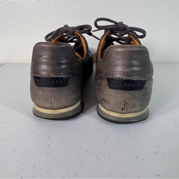 Magnanni Cristian 15745 Men's Grey Leather Sneakers Size 8.5 M - Picture 4 of 17